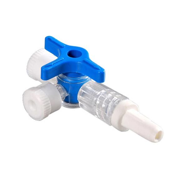Συνδετικά 3way stopcock απλά μπλε