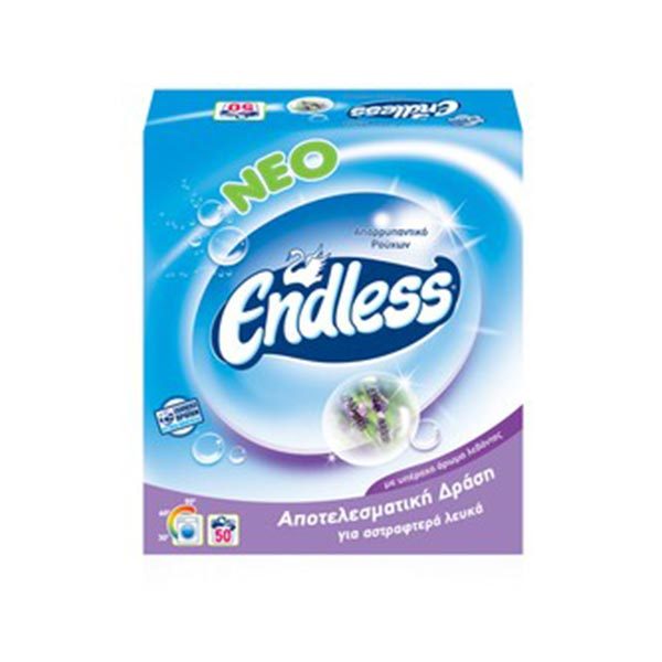 Endless Σκόνη πλυντηρίου λεβάντα - 50μ - 3500 κιλά